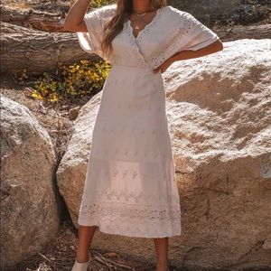 Lovestitch Harper eyelit miday Dress